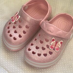 Koalababy Butterfly Charmed Clogs Pink Glittery